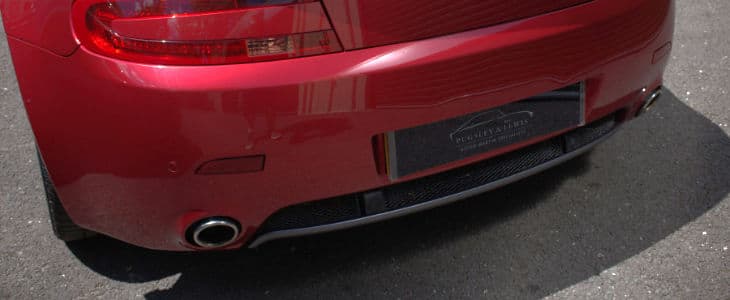 Aston Martin Vantage Exhaust Pipes